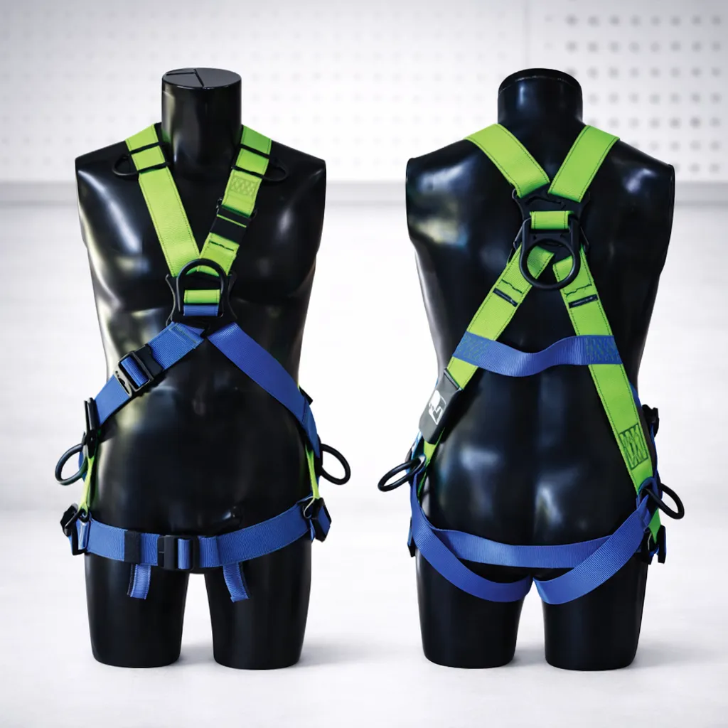 [167313] Arnés Dieléctrico en X reata cuatro argollas