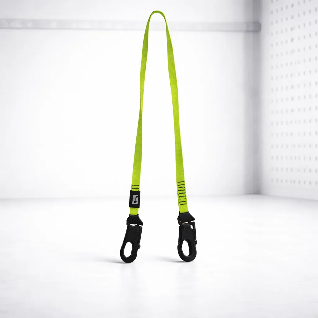 [167003] Eslinga sencilla dieléctrica doble mosquetón en reata 1,80m