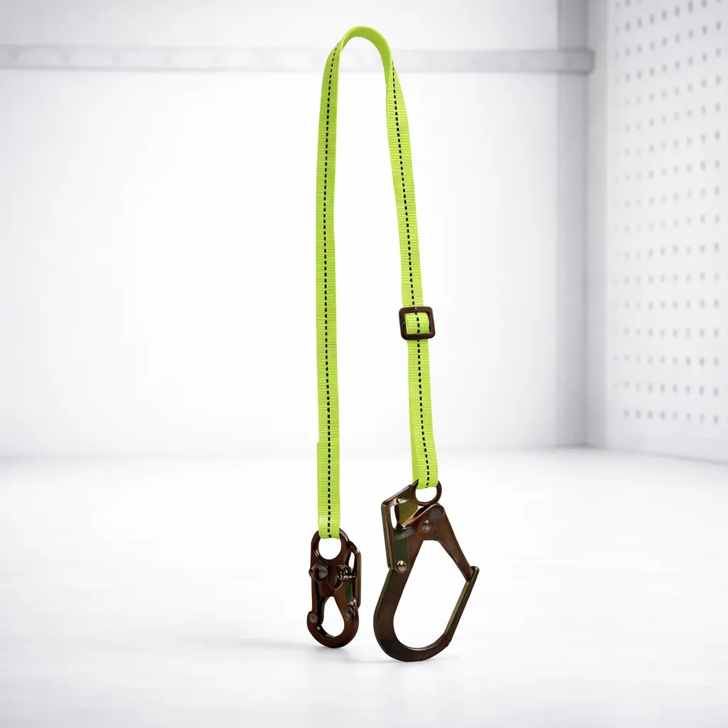 [167002] Eslinga sencilla reata graduable mosquetón pequeño y mosquetón grande 1,80m